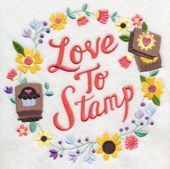 Love To Stamp Wreath - Image 6