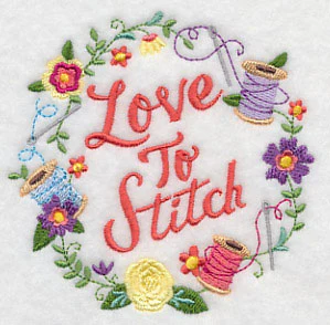 Love To Stitch Wreath - Image 5