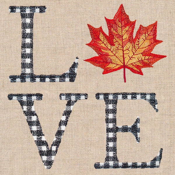 Love with Fall Maple Leaf - Image 2