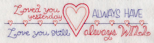 Loved You Yesterday, Love You Still Border (Vintage) - Image 3