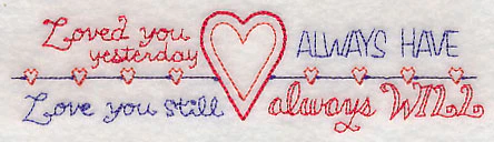 Loved You Yesterday, Love You Still Border (Vintage) - Image 4