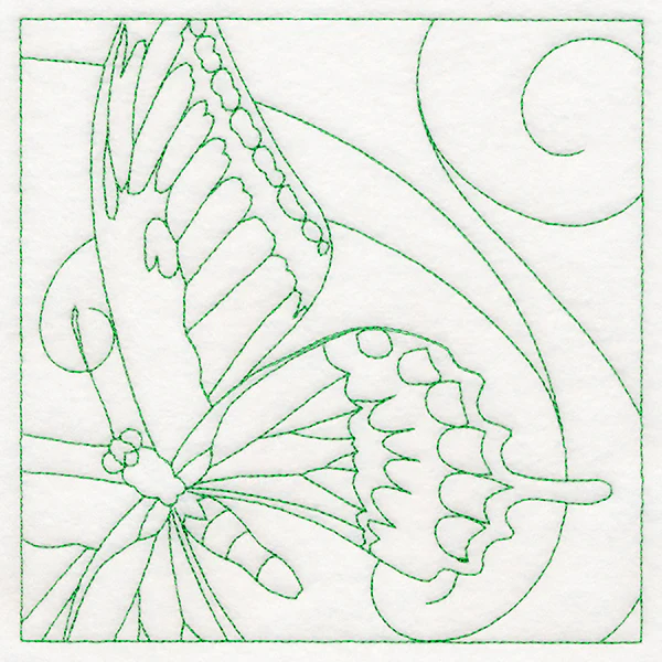 Lovely Butterfly Quilting Square (Double Run) - Image 3
