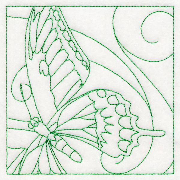 Lovely Butterfly Quilting Square (Double Run) - Image 5