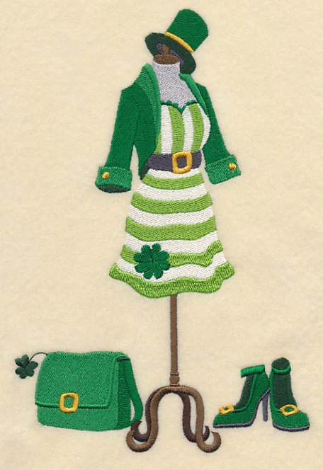 Luck o' the Irish Dress Form - Image 2