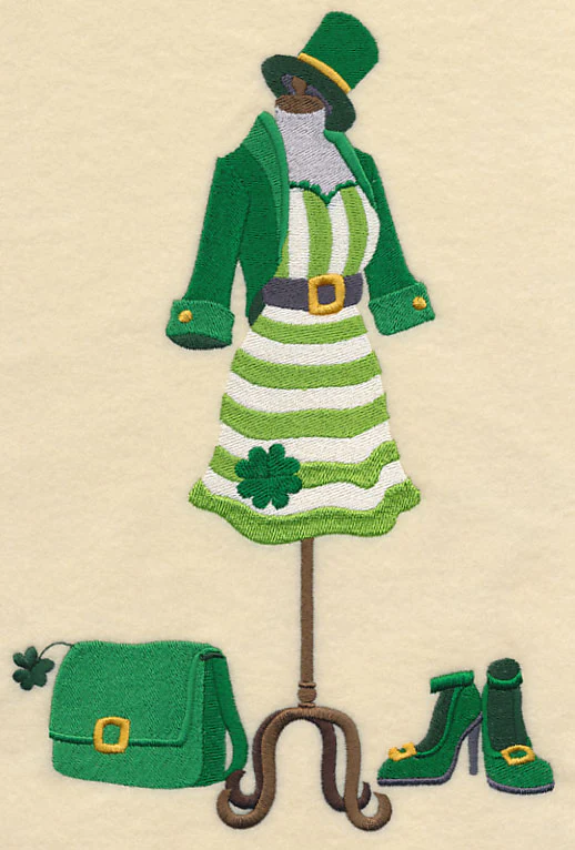 Luck o' the Irish Dress Form - Image 5