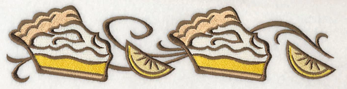 Luscious Lemon Meringue Pie Border - Image 2