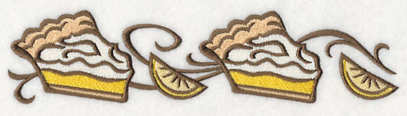 Luscious Lemon Meringue Pie Border - Image 3