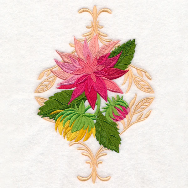 Lush Damask Dahlias - Image 2