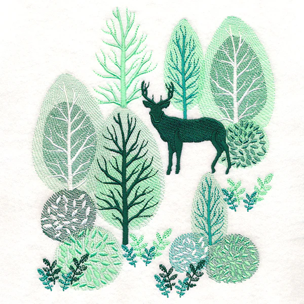 Lush Woodland Scene - Image 4