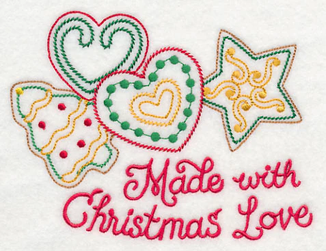 Made With Christmas Love Cookies (Vintage) - Image 3