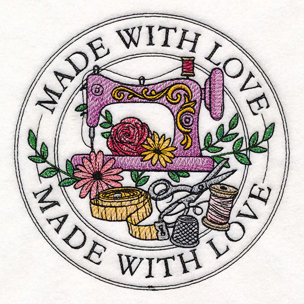 Made with Love Sewing Stamp - Image 5