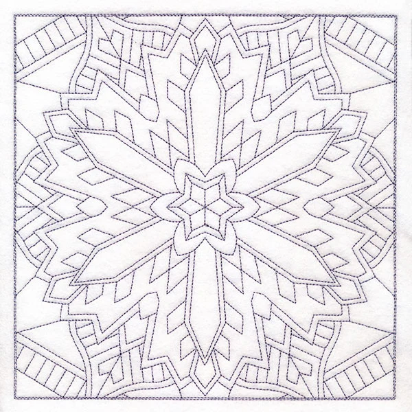 Magic of Snowflakes Quilting 2 (Double Run) - Image 11