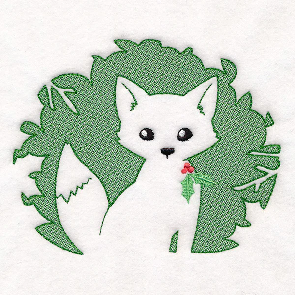 Magical Christmas Creatures - Fox (Embossed) - Image 3