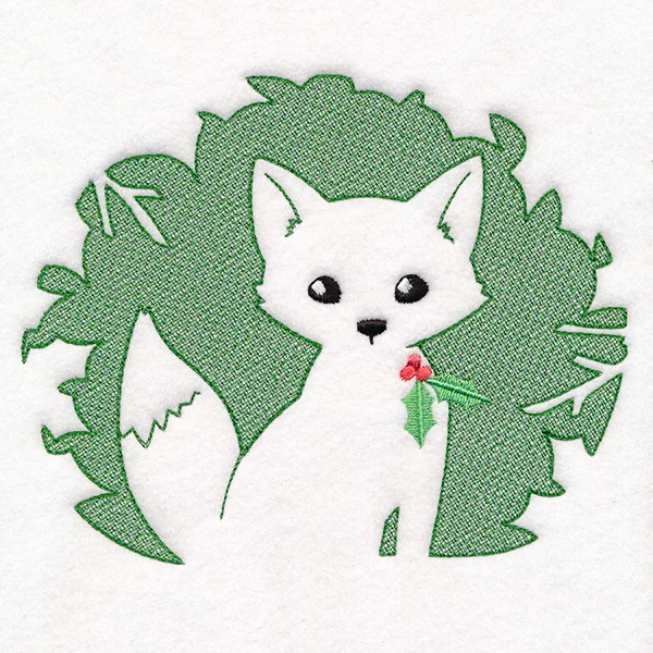 Magical Christmas Creatures - Fox (Embossed) - Image 5