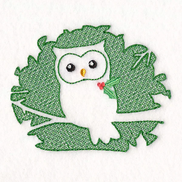 Magical Christmas Creatures - Owl (Embossed) - Image 4