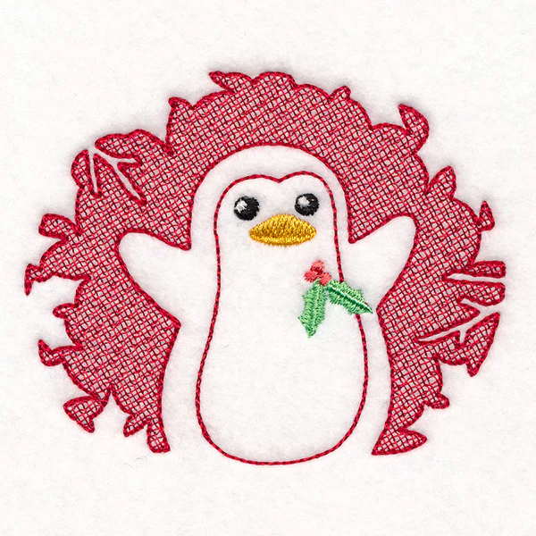 Magical Christmas Creatures - Penguin (Embossed) - Image 4