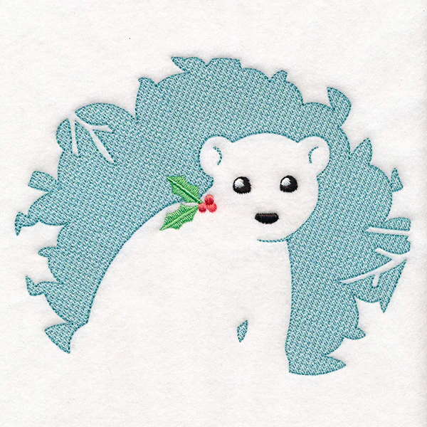 Magical Christmas Creatures - Polar Bear (Embossed) - Image 5