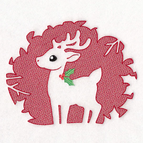 Magical Christmas Creatures - Reindeer (Embossed) - Image 2