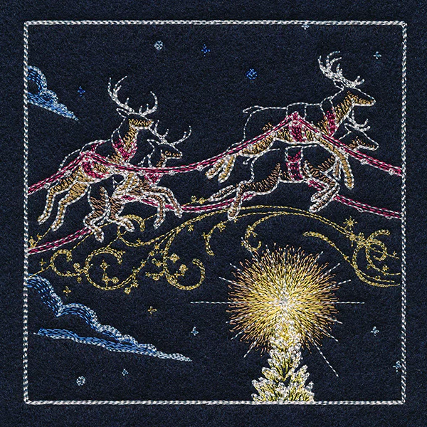Magical Christmas Evening Scene Panel 2 - Image 7
