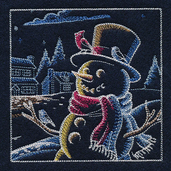 Magical Christmas Evening Scene Panel 6 - Image 7