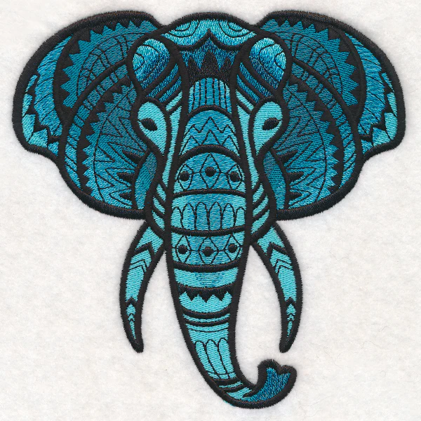 Majestic Elephant (Blackwork) - Image 3