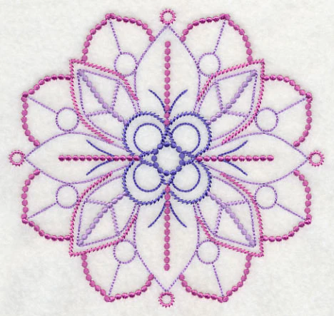 Majestic Medallion Circle (Candlewicking) - Image 3
