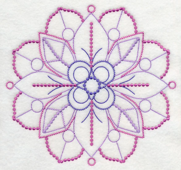 Majestic Medallion Circle (Candlewicking) - Image 6