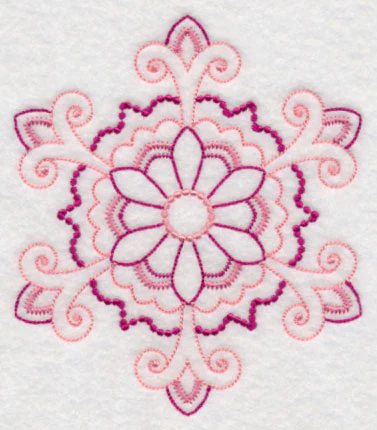 Majestic Snowflake Fancy (Candlewicking) - Image 3