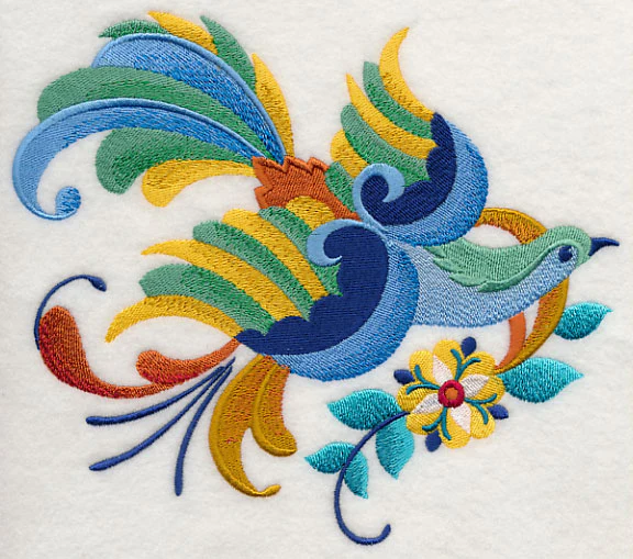 Majolica Bird 1