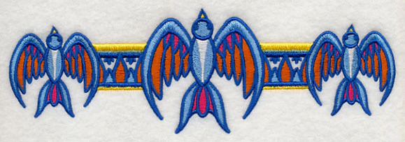 Majolica Bird Border - Image 3