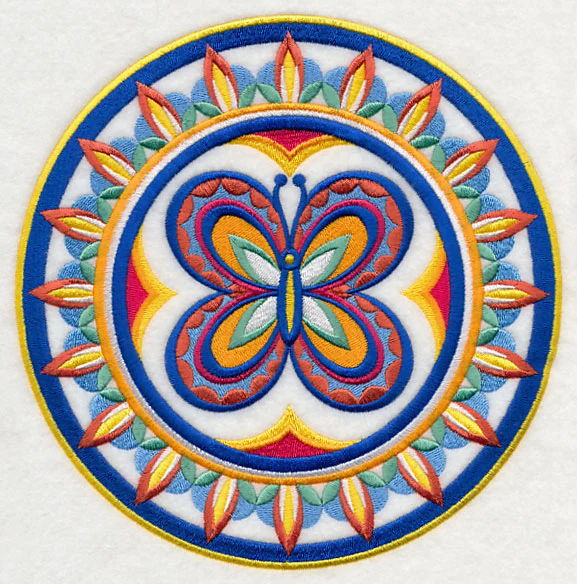 Majolica Butterfly Medallion - Image 6