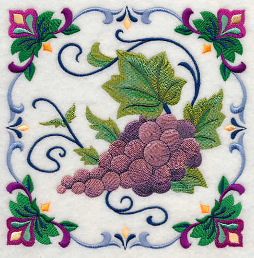 Majolica Grape Square - Image 2