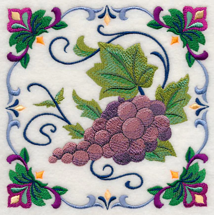 Majolica Grape Square - Image 3
