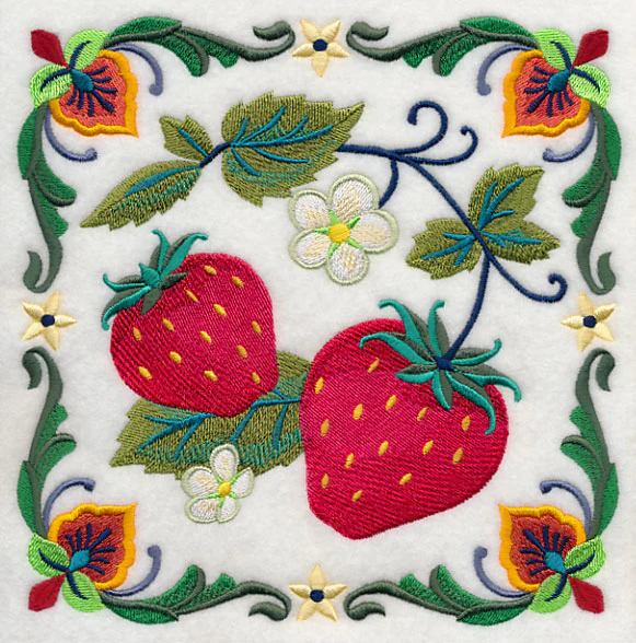 Majolica Strawberry Square - Image 6