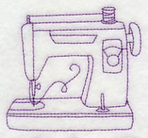 Make It Sew Machine 3 (Redwork) - Image 2