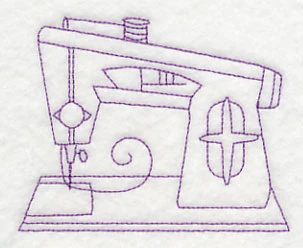 Make It Sew Machine 4 (Redwork) - Image 3