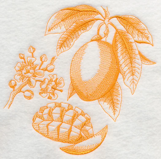 Mango Botanical (Toile) - Image 2