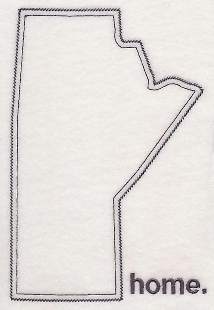 Manitoba Outline (Vintage)