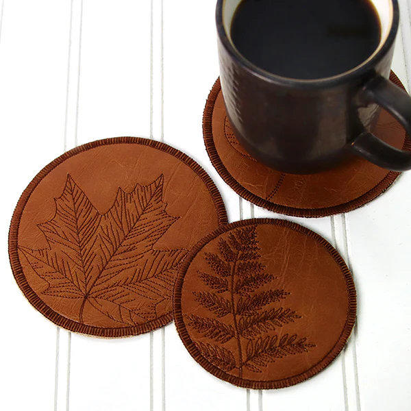Maple Leaf Coaster (In-the-Hoop) - Image 4