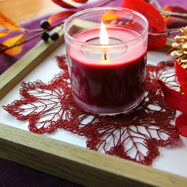 Maple Leaf Square Doily (Battenburg Lace) - Image 10