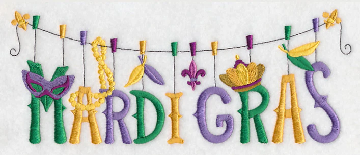 Mardi Gras Revelry Clothesline - Image 8