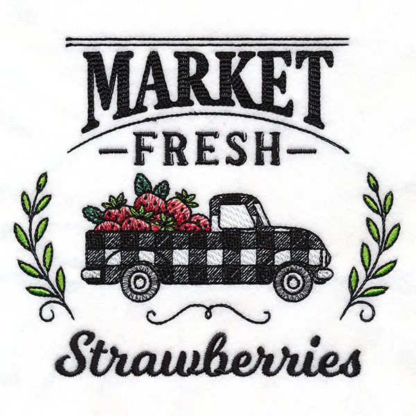 Market Fresh Retro Truck - Strawberries - Image 5