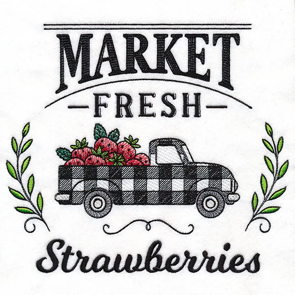 Market Fresh Retro Truck - Strawberries - Image 7