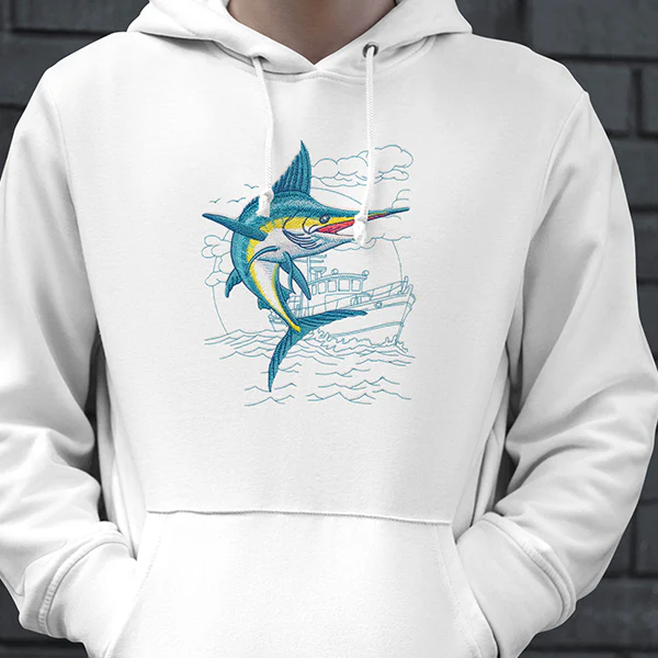 Marlin with Fishing Boat Echo - Image 7