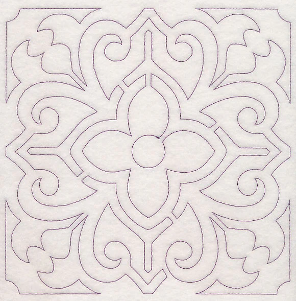 Marrakesh Tile Quilting Square 4