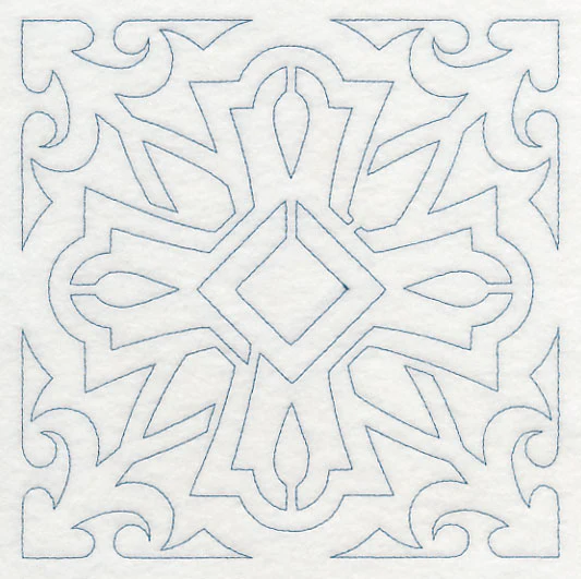 Marrakesh Tile Quilting Square 6 - Image 2