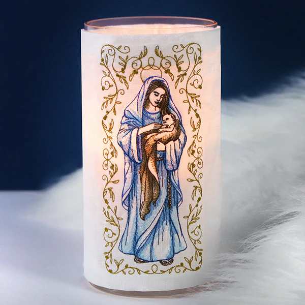 Mary & Baby Jesus in Botanicals - Image 6
