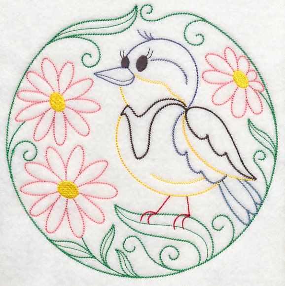Meadowlark and Daisies (Vintage) - Image 6