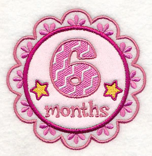 Medallion - 6 Months (Applique) - Image 2