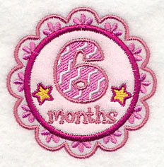 Medallion - 6 Months (Applique) - Image 3